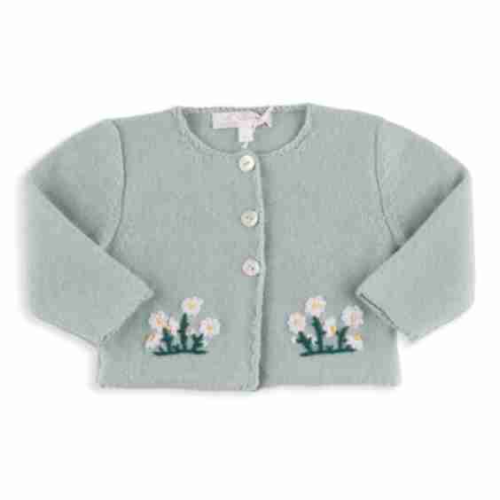 Bridget Daisy Embroidered Cardigan