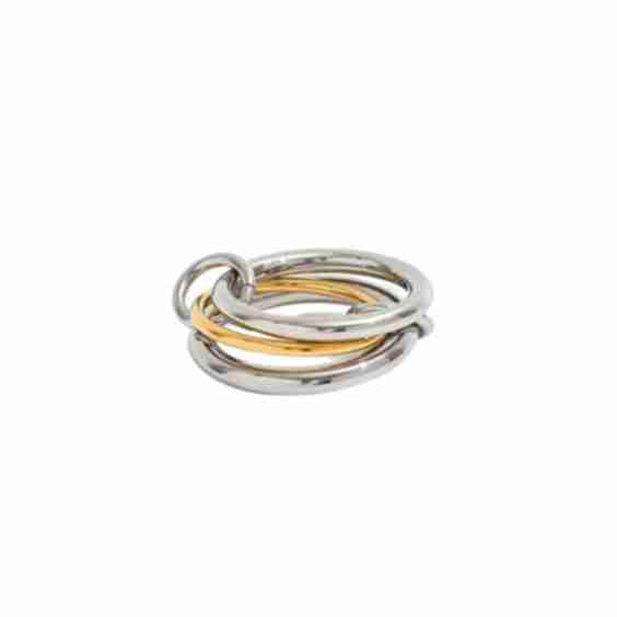 Mixed Metal Evelyn Stack Ring