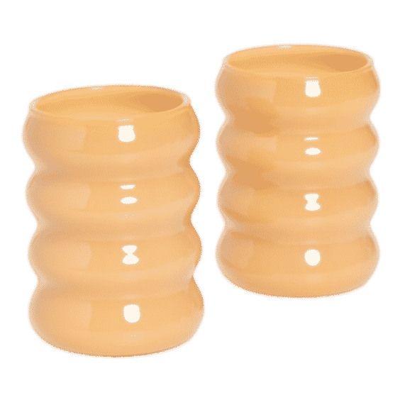 Opaque Ripple Cup (Set of Two)