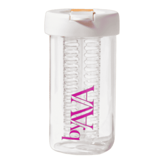 Elixir Glass Water Bottle With Infuser & Straw