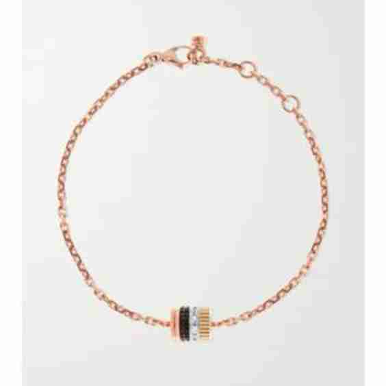 Quatre Classique 18-Karat Rose, Yellow And White Gold, Pvd And Diamond Bracelet