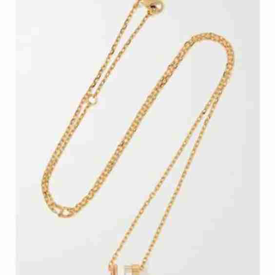 Quatre White Edition 18-Karat Yellow, White And Rose Gold, Ceramic And Diamond Necklace