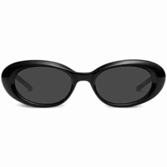 Oval-Frame Sunglasses