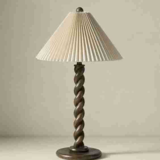 Minerva Wood Table Lamp