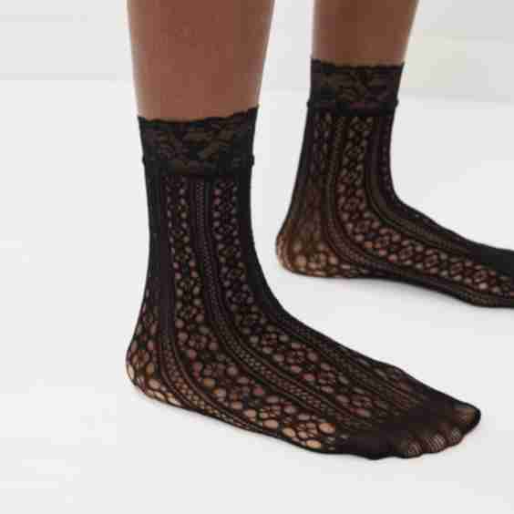 Alexia Lace Net Socks