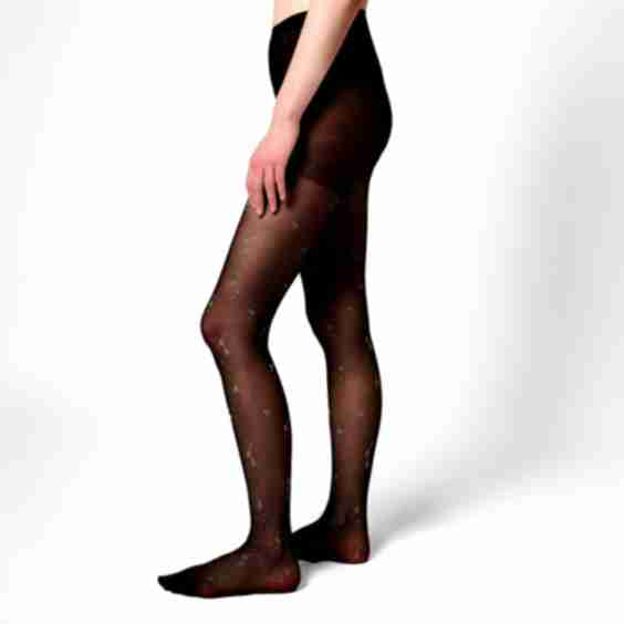 Pretty Flowers Sheer Tights