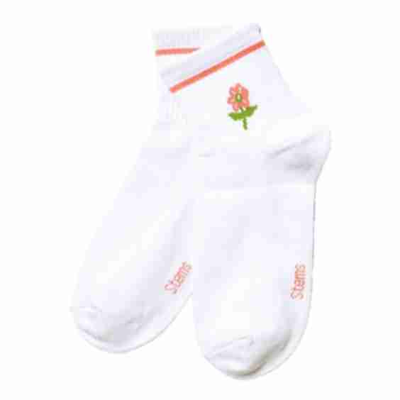 Wild Flower Embroidered Socks
