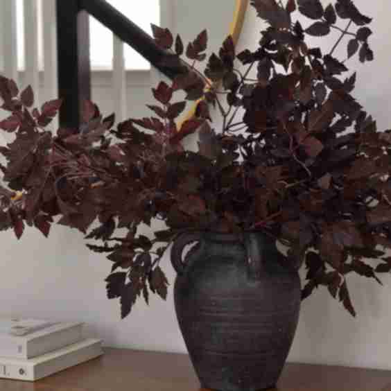 34" Faux Plum Autumn Stems (Set of 6)
