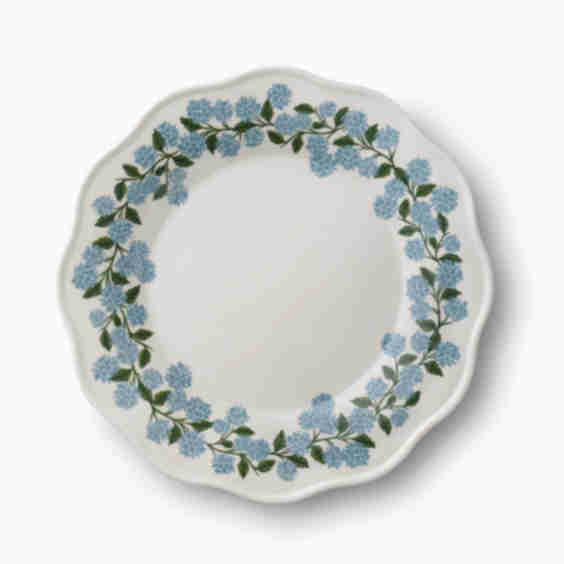 Hydrangea Melamine Dinner Plates (Set of 4)