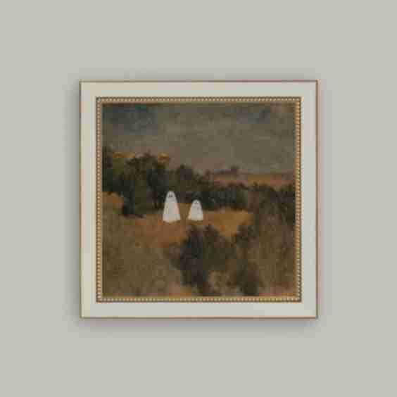 Haunted Desert Framed Art 8" X 8"
