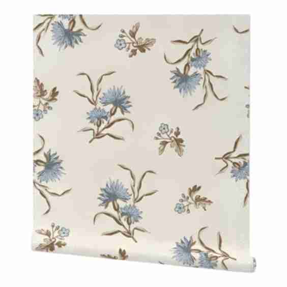 Wallpaper in Edwina Floral Toss