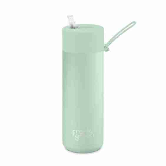Ceramic Reusable Bottle With Straw Lid 20 oz