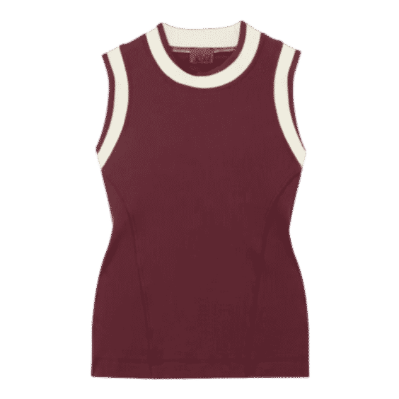 Ribbed Stretch-Cotton Jersey Tank