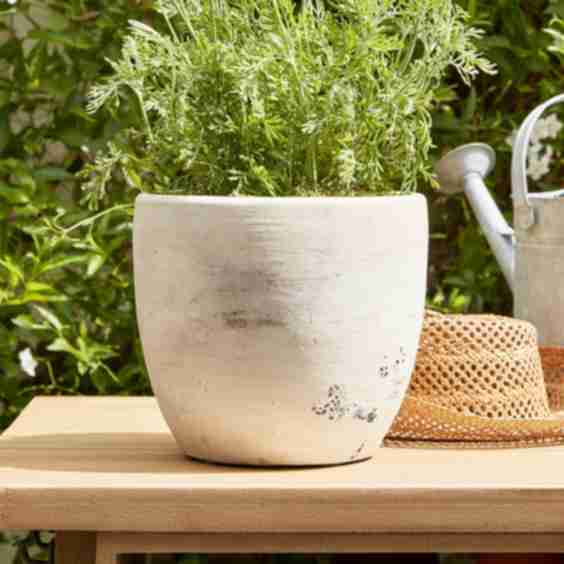 Artisan Hand Painted Terracotta Outdoor Planters