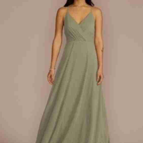 Spaghetti Strap Full Skirt Dress