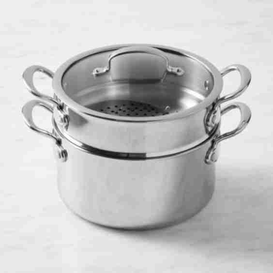 Premiere Max Stainless-Steel Ceramic Nonstick Steamer Multipot