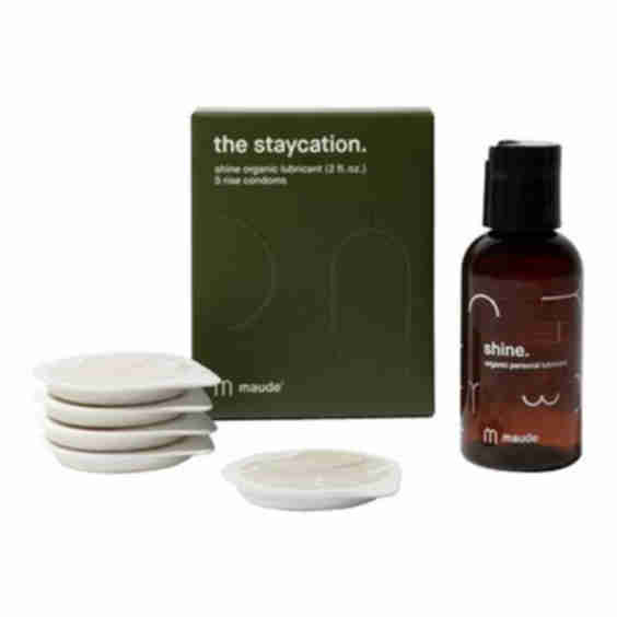 The Staycation Personal Lubricant & Condom Kit