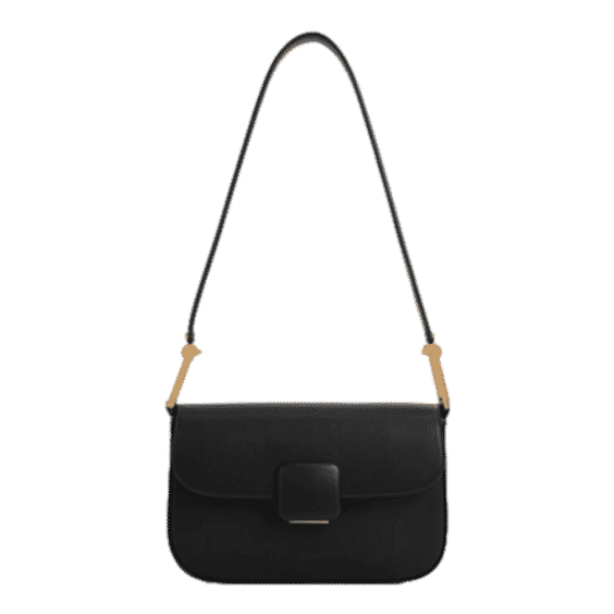 Koa Square Push-Lock Shoulder Bag