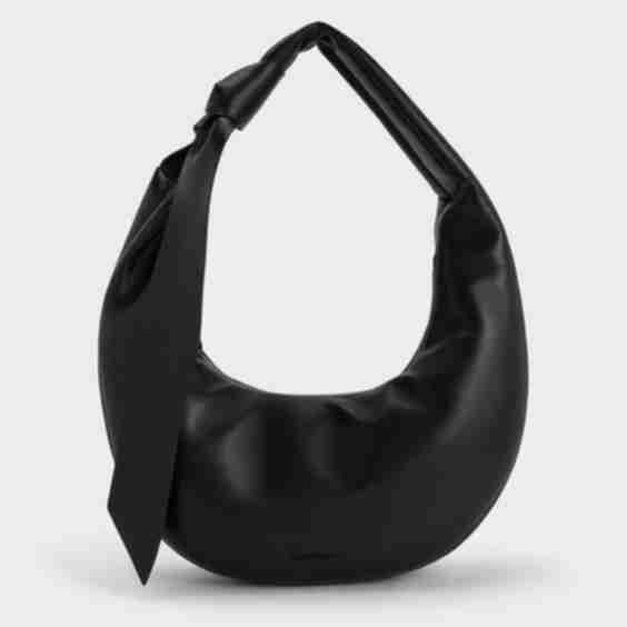 Toni Knotted Crescent Hobo Bag