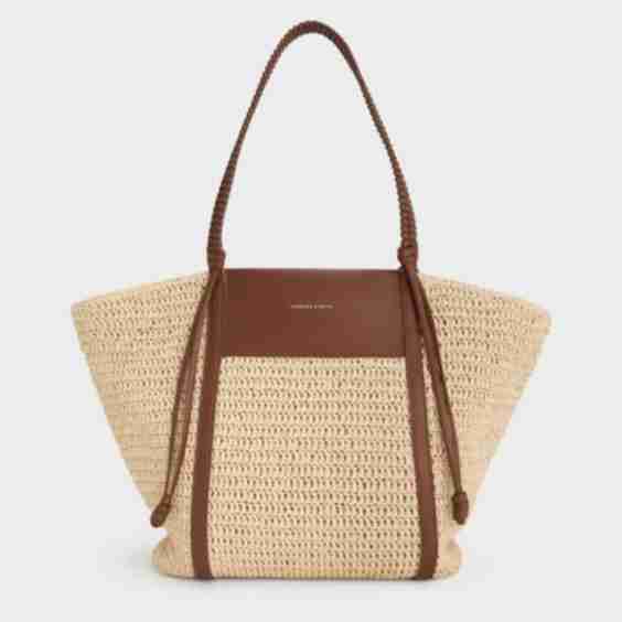 Shalia Raffia Tote Bag