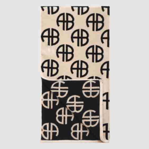 Monogram Print Bahia Towel