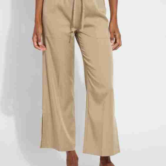 Zena Drawstring Ankle Wide Leg Pant