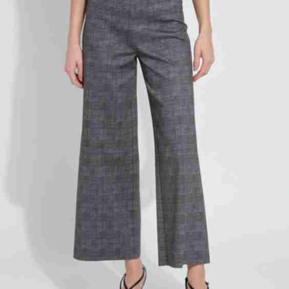 Denver Hi Waist Wide Leg Printed Ponte