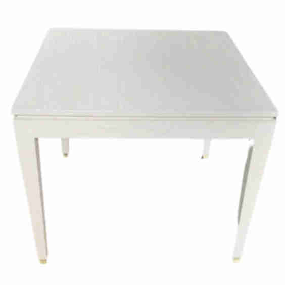 Vinyl Grasscloth Game Table