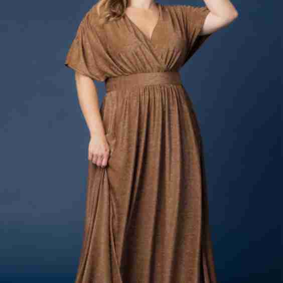 Geneva Metallic Gown