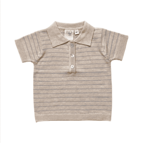 Hansen Stripe Knit Polo