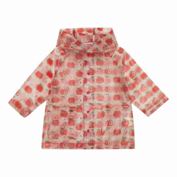 Caila Raincoat In See-through Design