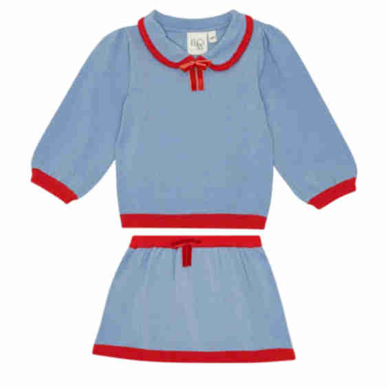 Sweater and Skirt Set