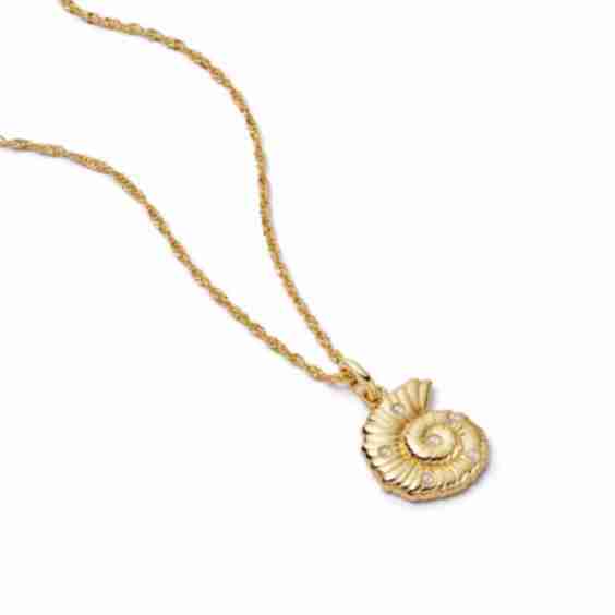 Pearl And Shell Pendant Necklace