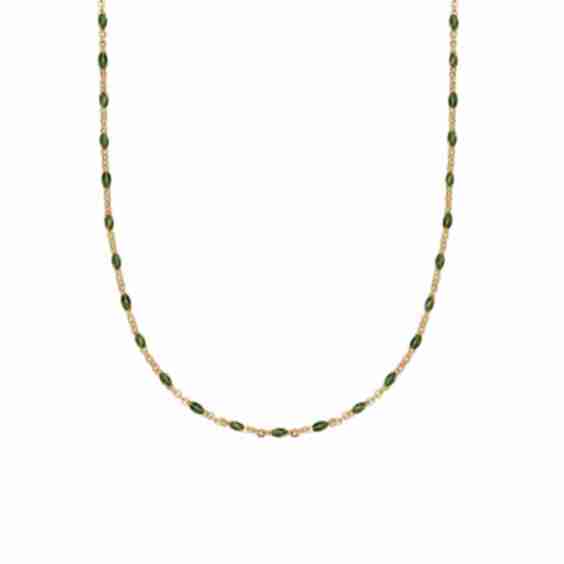 Enamel Beaded Necklace