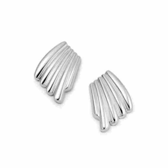 Polly Sayer Oversized Wave Stud Earrings