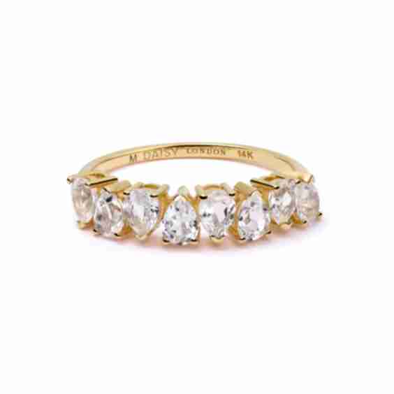 Estée Lalonde Fine Pear Sapphire Ring