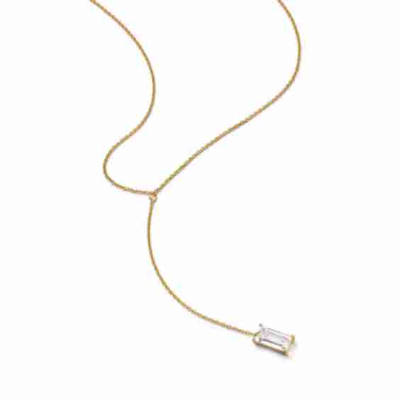 Estée Lalonde Fine Sapphire Lariat Necklace