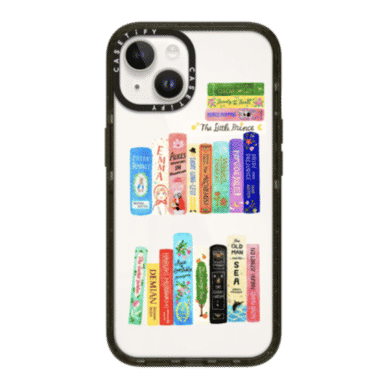 Books Lovers [Waterclolor Bookshelf] Bounce Case MagSafe Compatible