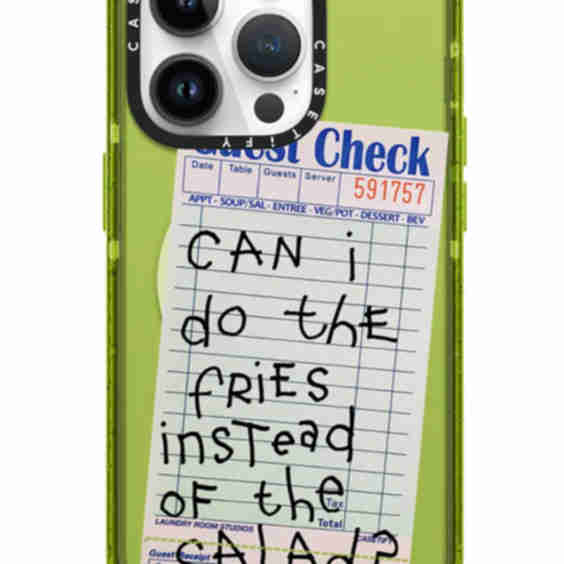 The Fries Instead of Salad Phone Case