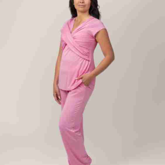 Davy Maternity & Nursing Pajama Set