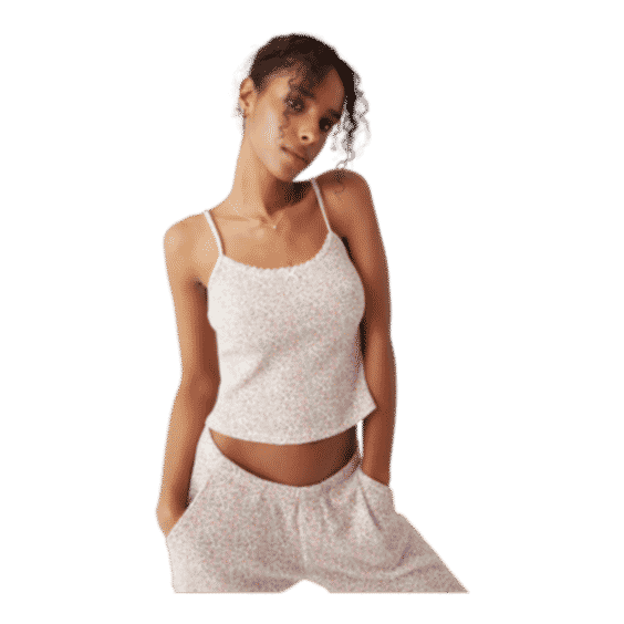Farmhouse Floral Waffle Camisole