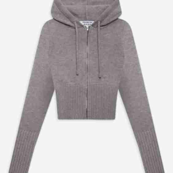 Aimee Cloud Knit Zip Up Hoodie