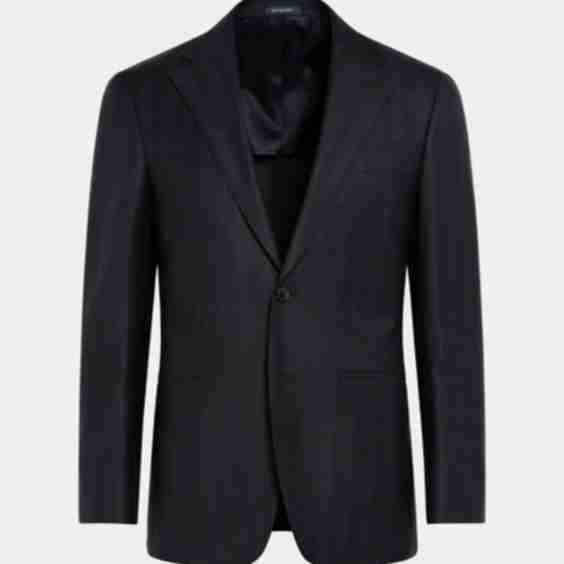 Herringbone Tailored Fit Havana Blazer