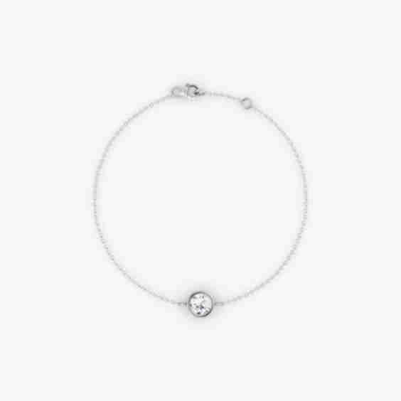 Bezel Solitaire Bracelet
