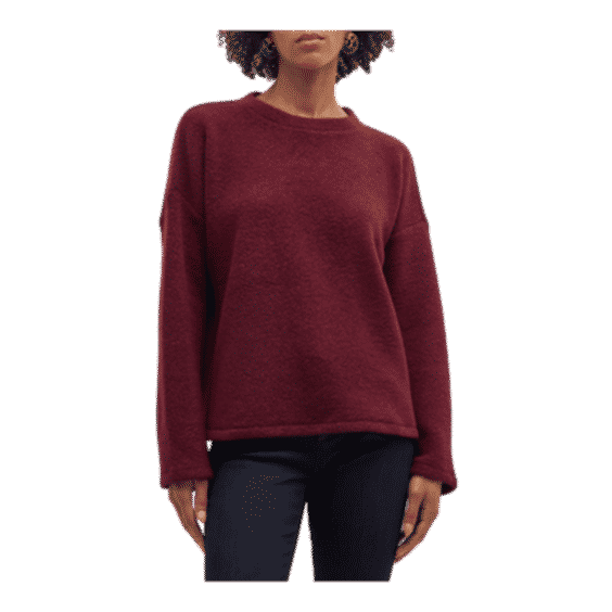 Missy Boucle Knit Crewneck Sweater