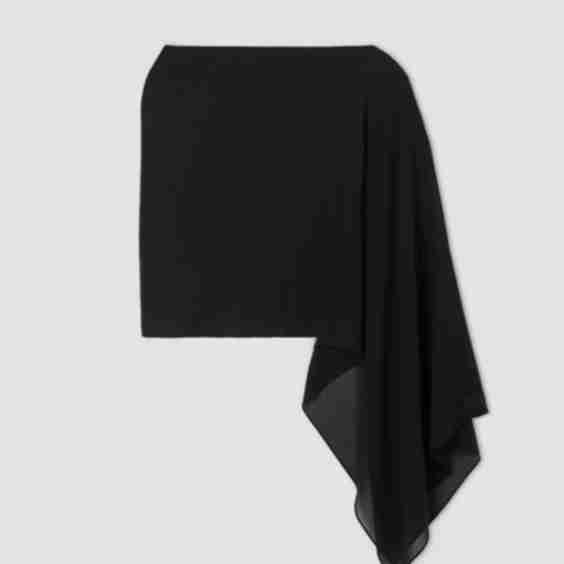 Sheer Silk Georgette Wrap