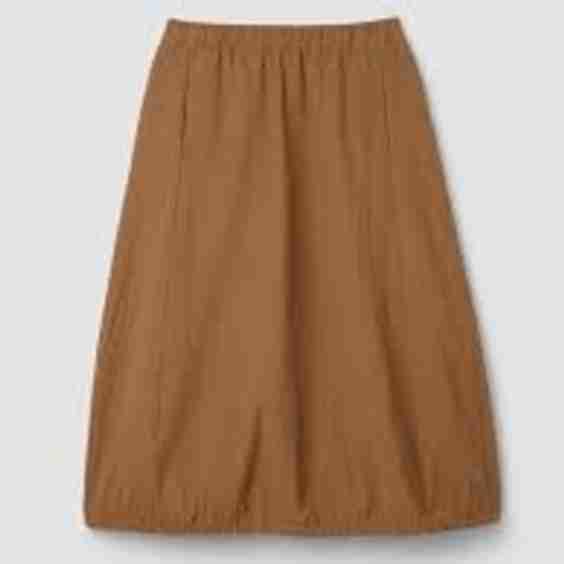 Organic Cotton Pucker Lantern Skirt