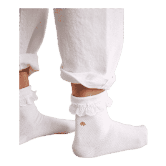 Set Of 3 Cindy Ruffle Socks