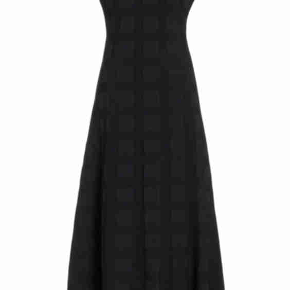 Sonya Square Knit Midi Dress