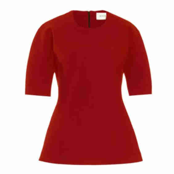 Bianca Stretch-Cotton Knit Top